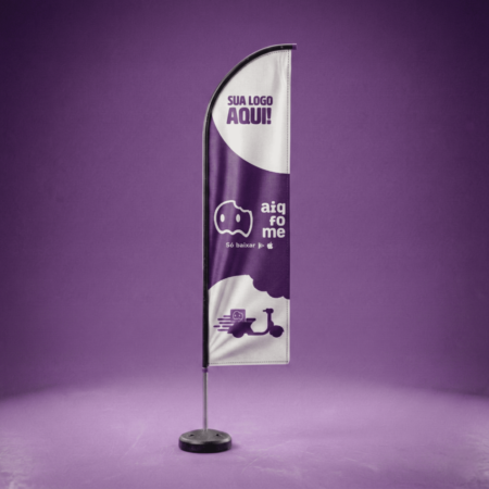 Wind Banner Personalizável com Logo - FlagBanner