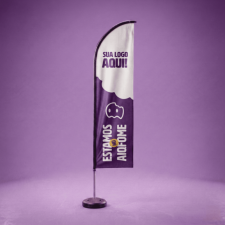 Wind Banner Personalizável com Logo - FlagBanner
