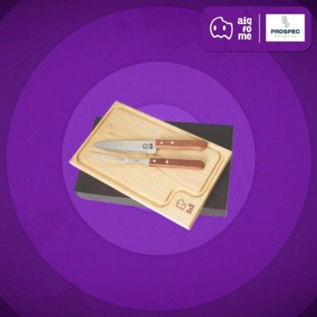 Kit Churrasco Três Peças - 5 Unid. - Prospec Brindes