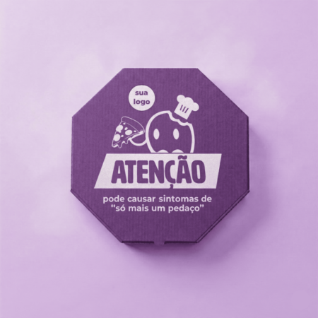 Caixa de Pizza Personalizada - 500 Unid. -  Impel Embalagens