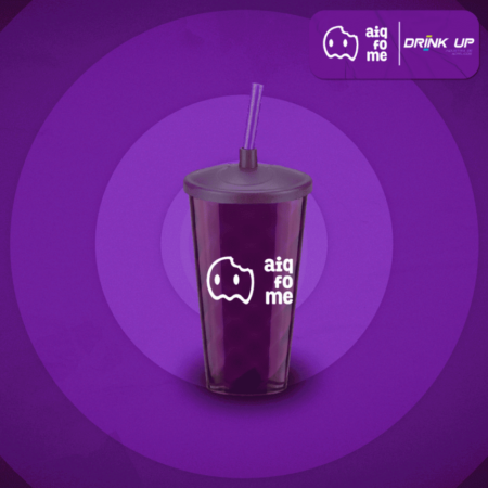 Copo Twister + Tampa e Canudo Tradicional - 100 Unid. - Drink Up