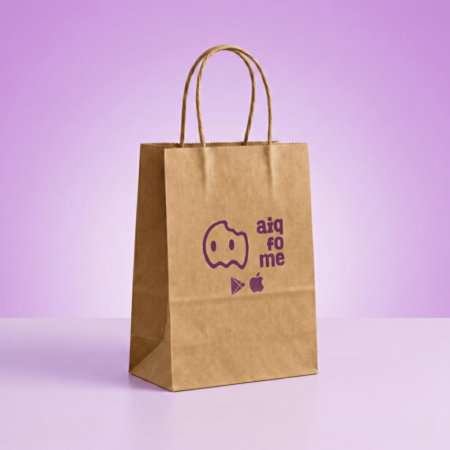 Sacola Kraft - 100 Unid. - Ímã Brindes