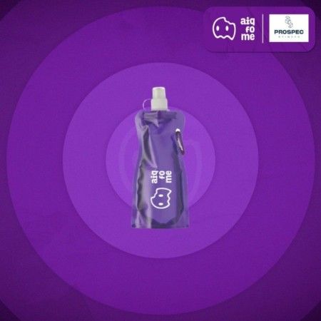 Garrafa Squeeze Dobrável 450ml - 50 Unid. - Prospec Brindes