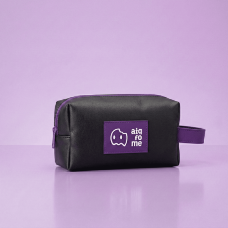 Necessaire Couro Sintético - 100 Unid. - Ímã Brindes