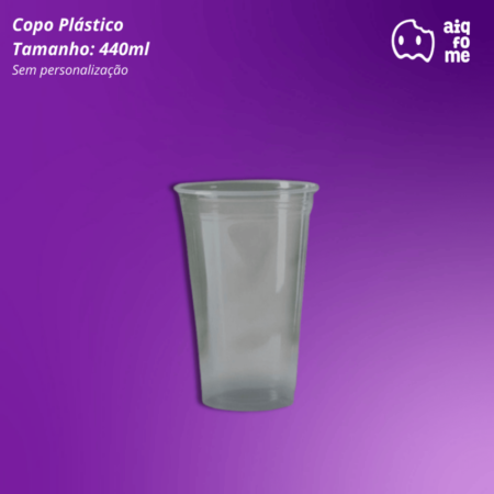 Copo plástico 440ml c/1000 - Liso