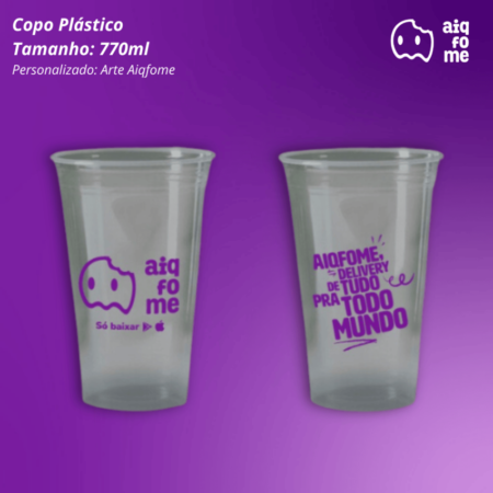 Copo plástico 770ml c/500 - Personalizados