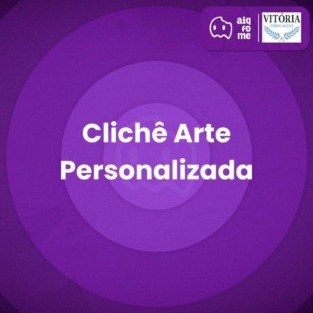Clichê de arte personalizada - obrigatório