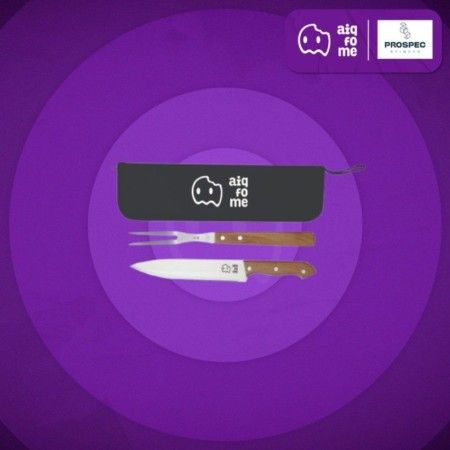 Kit Churrasco Duas Peças - 5 Unid. - Prospec Brindes