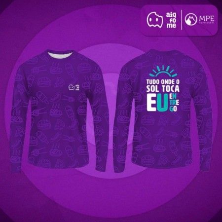 Camiseta Manga Longa Colorida - Pronta Entrega - MPE Confecções