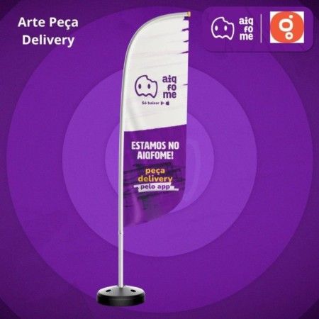 Wind Banner aiq - 2 Unid. - Pigmento Print