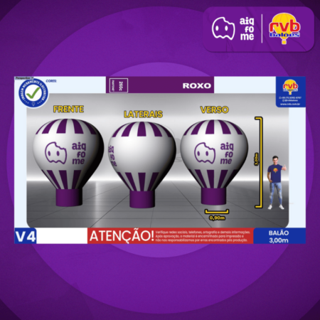 Balão Inflável BRANCO - RVB BALÕES
