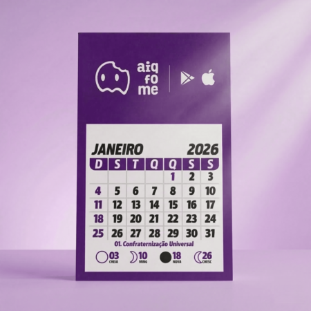 Calendário de Geladeira - 50 Unid. - Graf. Alternativa