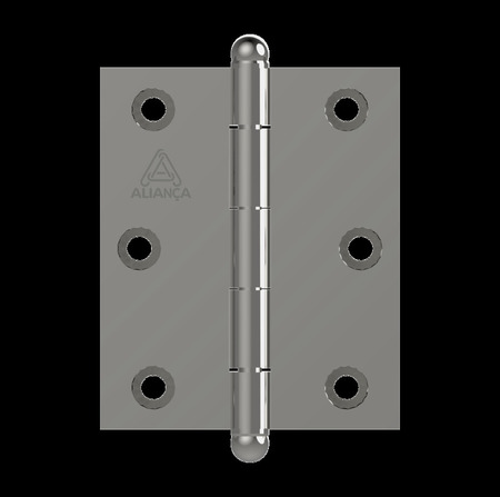 DOBRADICA 3.1/2"X2.1/2" (1,50) 81500C INDUSTRIAL NI