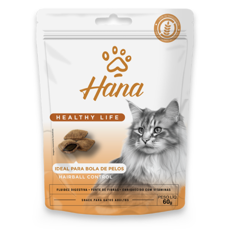 Hana Healthy Life Gatos Hairball Control - 60g