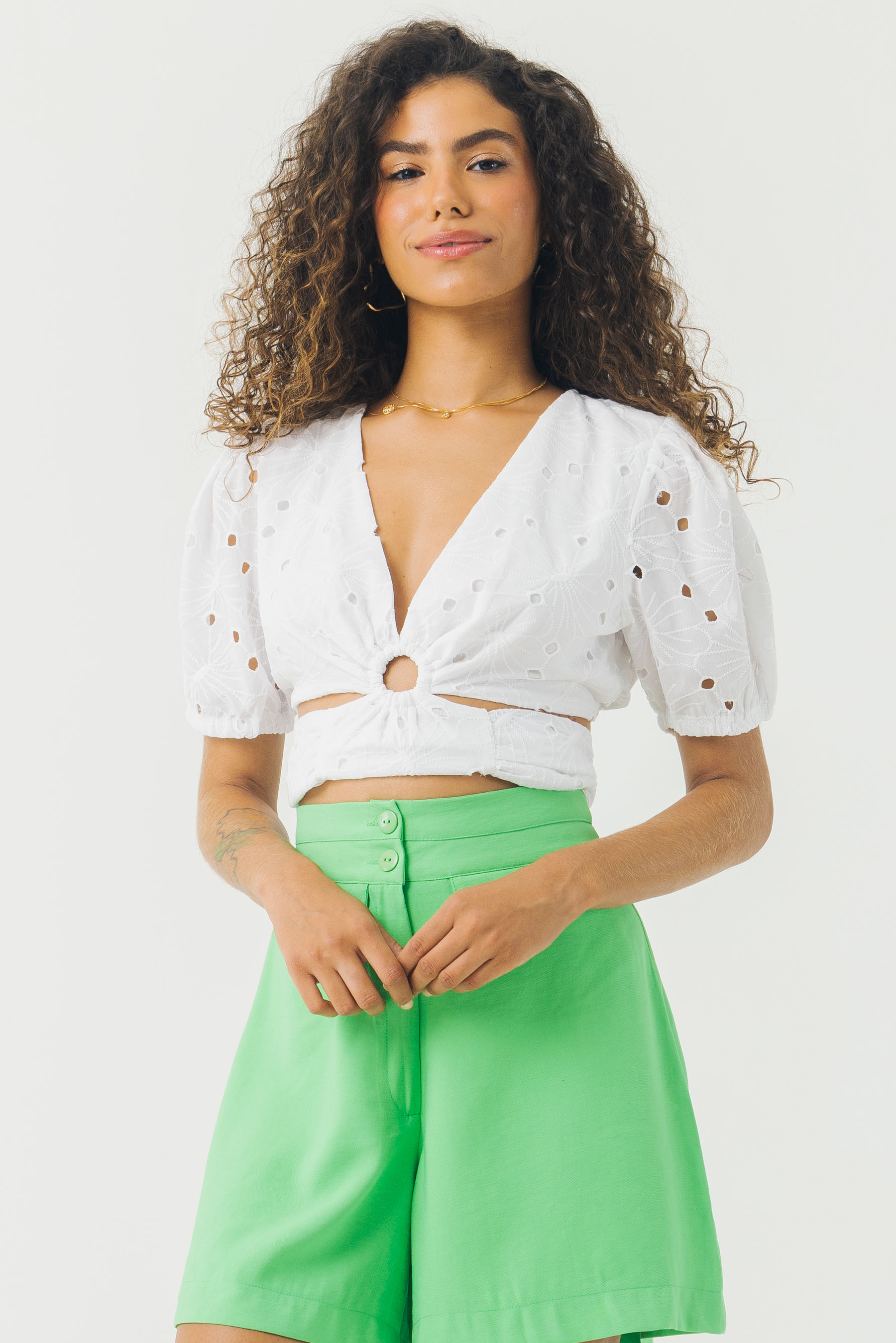 Cropped Cecilia Offwhite