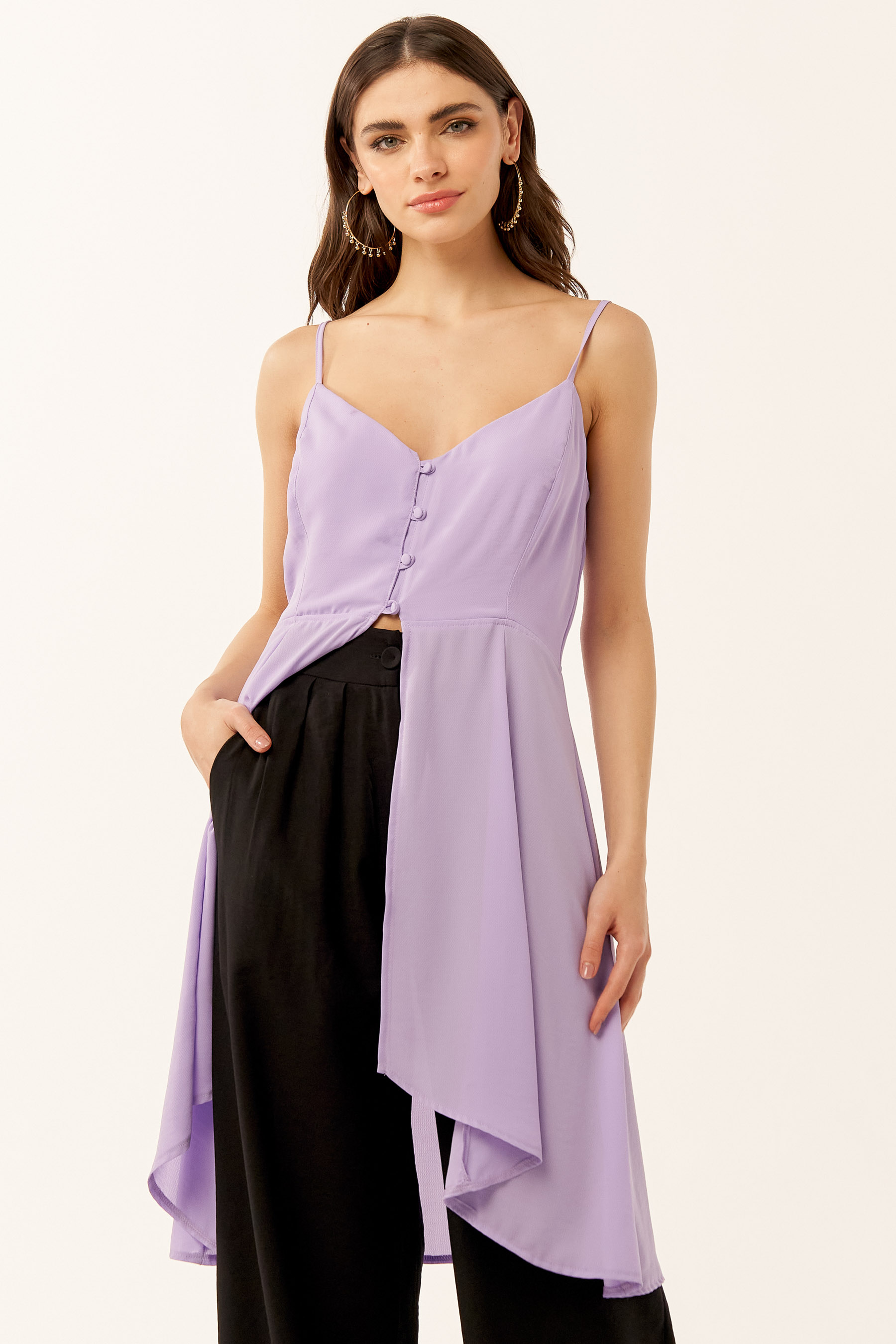 Vestido Tunica Murien Lilas