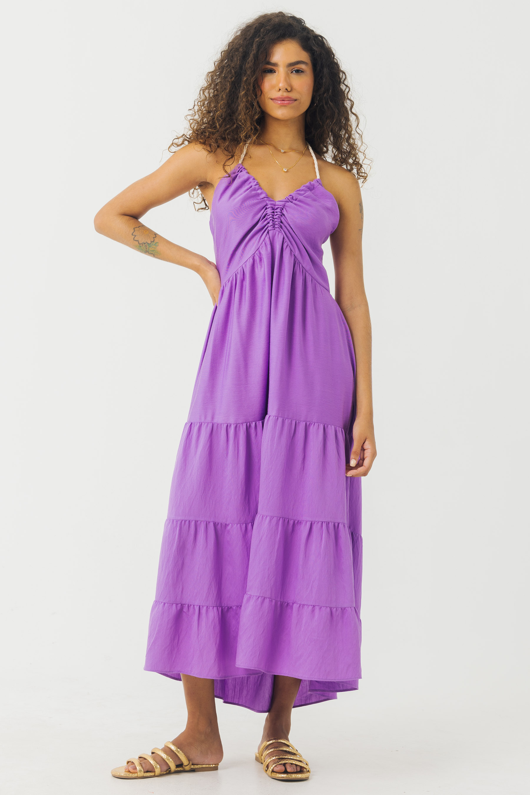 Vestido Beatriz Roxo