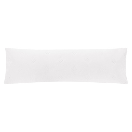 Porta Travesseiro Body Pillow Altenburg Toque Acetinado Ultrawave Diamond - Branco