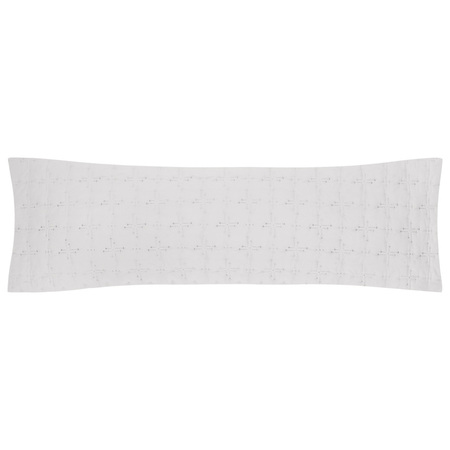 Porta Travesseiro Body Pillow Altenburg Toque Acetinado Ultrawave Summer - Branco