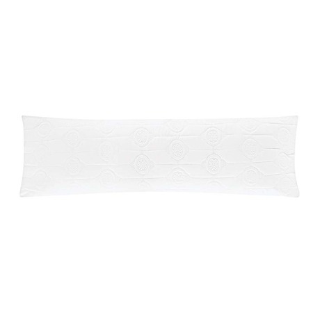Porta Travesseiro Body Pillow Altenburg Toque Acetinado Ultrawave Romana - Branco