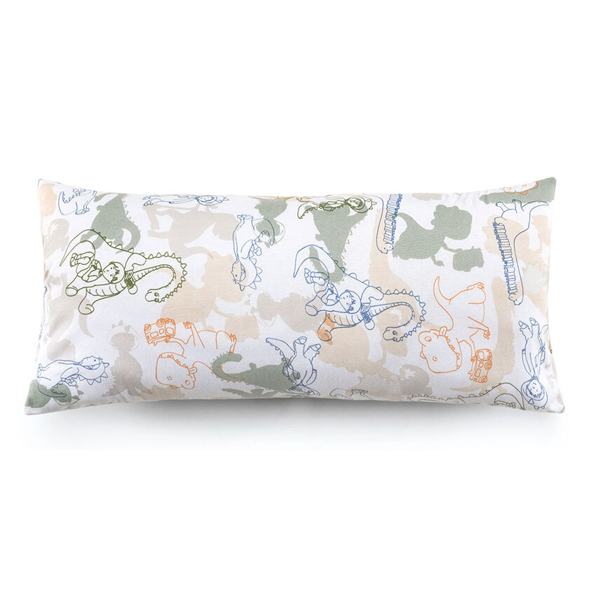 Kit Body Pillow com Fronha Altenburg Mundo Kids Malha Fio Penteado