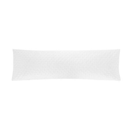 Porta Travesseiro Body Pillow Altenburg Toque Acetinado Ultrawave Cristal - Branco