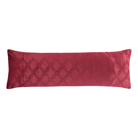 Fronha Body Pillow Altenburg Blend Elegance 40cm x 1,30m Floratta Secrets - Vermelho