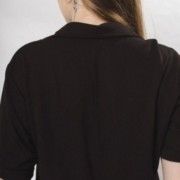 Molde Camisa Polo Manga Curta com Zíper - Feminino