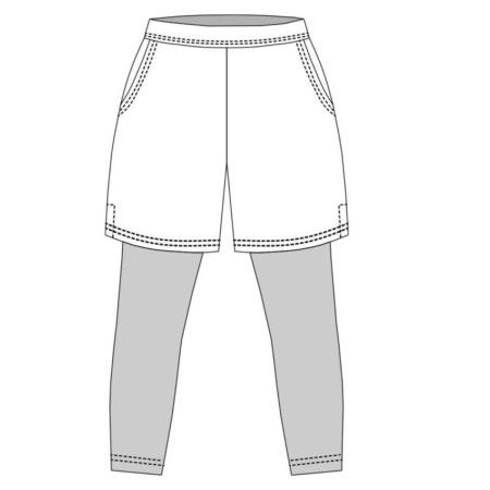 Molde Shorts Esportivo com Legging
