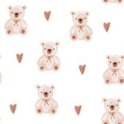 Malhas Sweet Light Print - Sonho de Ursinho