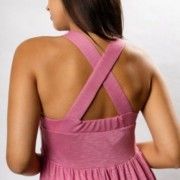 Molde Vestido Midi em Camadas Frente Única - Feminino