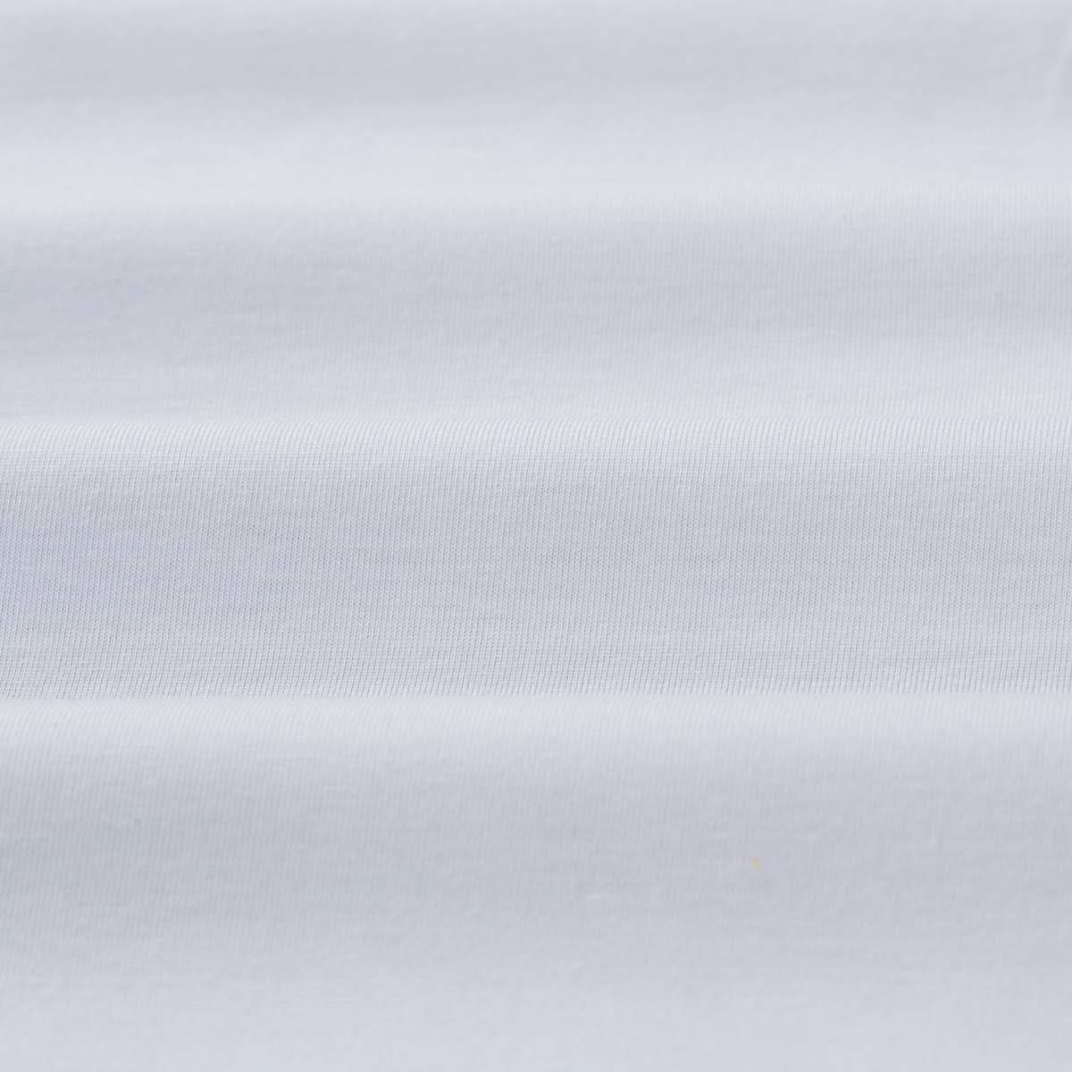 Meia Malha 30X1 PV -  Branco PV (CORTE PRONTO)