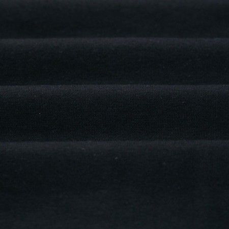 Ribana 1x1 97% Fio Orgânico Penteada -  Preto