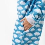 Molde Macacão De Pijama Com Zíper E Touca Adulto - Unissex