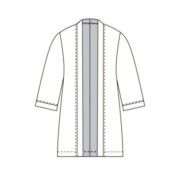 Molde Kimono de Moletom Diagonal N-COLORS - Unissex