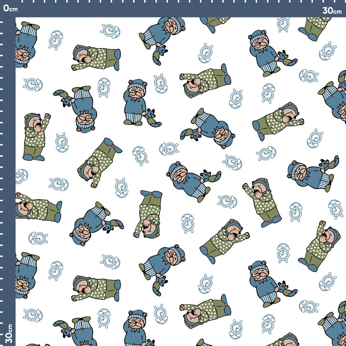 Malha Body Estampada - Soneca Fundo Branco