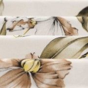 Malha King Size Estampada 30X1 Penteada -   Amor Perfeito Fundo Champagne