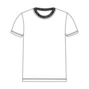 Molde Camiseta Manga Virada - Infantil Menino