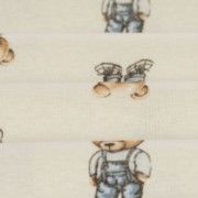 Malha Body Estampada - Teddy Style Fundo Champagne