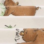 Malha King Size Estampada 30X1 Penteada -   Capivarando Fundo Champagne