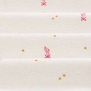 Meia Malha 30X1 Penteado Estampado - Dança nas Estrelas Fundo Champagne