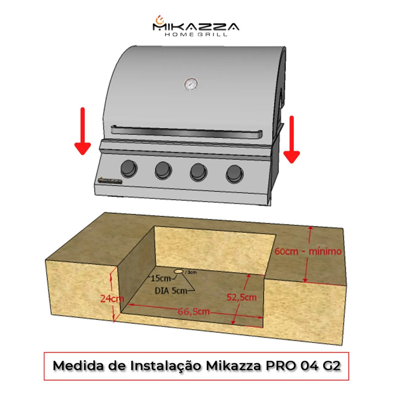 Espeto Giratório com Motor Bonezze Pro 4