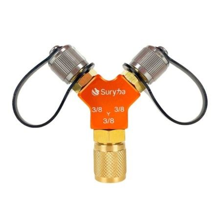 Adaptador Multiportas 3/8"M x 3/8"M x 3/8"F