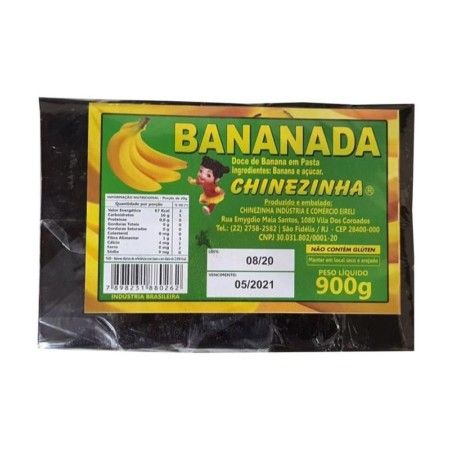 CHINEZINHA BANANADA  LISA 900GR CX 20