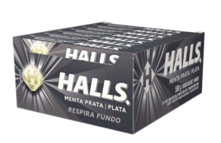 DROPS HALLS PRATA MENTA 30X21UN