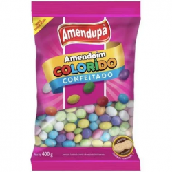 AMENDUPA-AMENDOIM COLORIDO 400G CX C/ 30UN