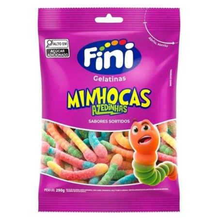 FINI-GOMA MINHOCAS CITRICA 12X250GR