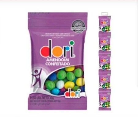 DORI-CARTELA AMENDOIM COLORIDO 30G