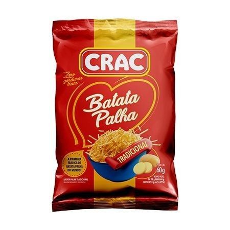 CRAC-BATATA PALHA TRAD 60GR - CX/70