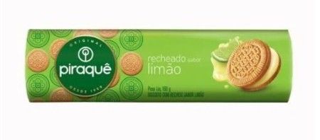 PIRAQUE BISCOITO RECHEADO LIMAO 30X160G